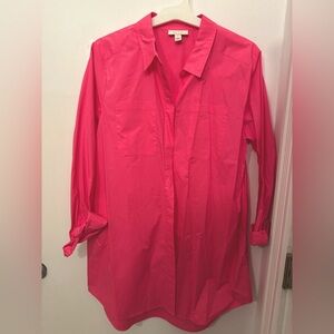 Hot Pink Shirt Dress